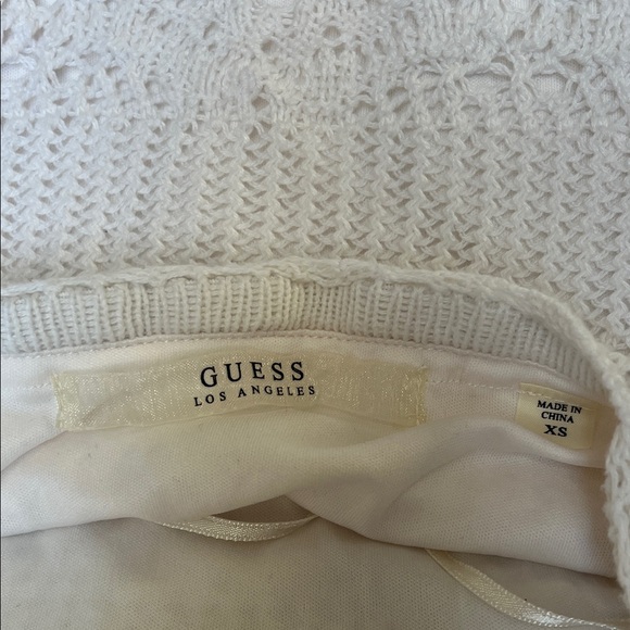 Guess White Knit Halter Tank Top - Picture 5 of 5